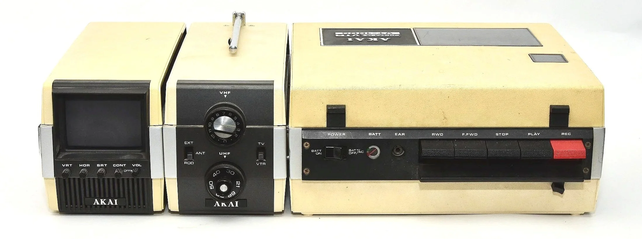 Akai VT100/VT110/VT120/VT5, VT6 video naar MP4 voor USB, harddisk